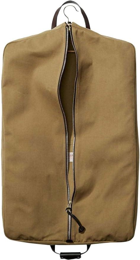 filson rugged twill garment bag.